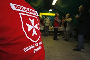 Breakfast given to the homeless by Malta Order volunteers Breakfast given to the homeless by Malta Order volunteers