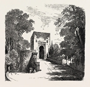 The Burning Of The Alhambra At Granada: The Gate Of Justice The Burning Of The Alhambra At Granada: The Gate Of Justice