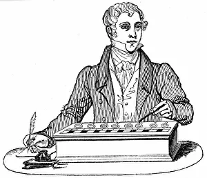 Clerk using a Pascal (1623-1664) Clerk using a Pascal (1623-1664)