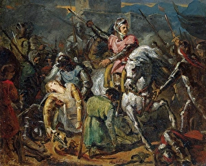 The Death of Gaston de Foix in the Battle of Ravenna on 11 April 1512 (oil on canvas) The Death of Gaston de Foix in the Battle of Ravenna on 11 April 1512 (oil on canvas)