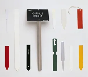 Different examples of plant labels and markers Different examples of plant labels and markers