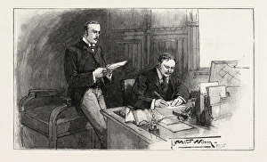 A Division In The House Of Commons: The Opposition Whips: Sir William Walrond And Mr A Division In The House Of Commons: The Opposition Whips: Sir William Walrond And Mr
