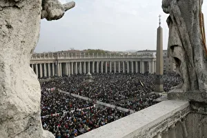 Easter mass at Saint Peters basilica Easter mass at Saint Peters basilica