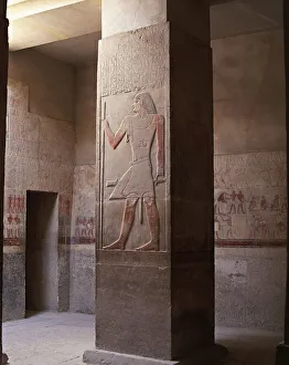 Egypt, Saqqara, Necropolis. Mastaba of Mereruka, pillared room Egypt, Saqqara, Necropolis. Mastaba of Mereruka, pillared room