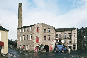 England, West Yorkshire, Hebden Bridge, Cotton mill England, West Yorkshire, Hebden Bridge, Cotton mill