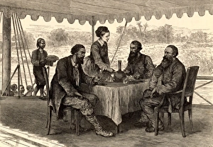 English explorers John Hanning Speke (1827-1864) and James Augustus Grant (1827-1892 English explorers John Hanning Speke (1827-1864) and James Augustus Grant (1827-1892