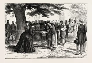 Envoys From Abyssinia Presenting King Johns Gifts To Queen Victoria At Osborne Envoys From Abyssinia Presenting King Johns Gifts To Queen Victoria At Osborne