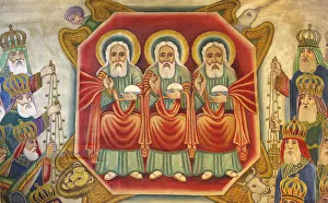 Ethiopian coptic icon at the Holy Sepulcher Ethiopian coptic icon at the Holy Sepulcher