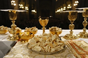 Eucharist in Notre Dame cathedral Eucharist in Notre Dame cathedral