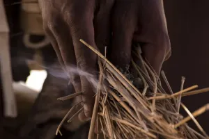 Namibia Print: Making Fire