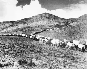 Wagon Train Print (Ewing Galloway Agents)