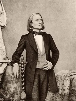 Franz (Ferencz) Liszt (1811-1886) Hungarian pianist and composer. After a photograph Franz (Ferencz) Liszt (1811-1886) Hungarian pianist and composer. After a photograph