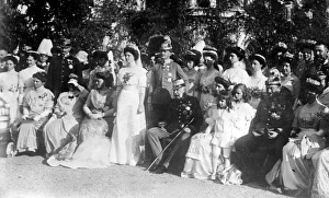 Franz Joseph I (1830-1916), Emperor of Austria, seated centre, at the marriage of Archduke Charles Franz Joseph I (1830-1916), Emperor of Austria, seated centre, at the marriage of Archduke Charles
