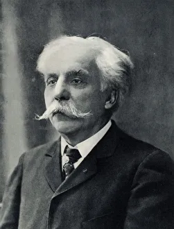 Gabriel (Urbain) Faure (1845-1924). French composer. After a photograph Gabriel (Urbain) Faure (1845-1924). French composer. After a photograph