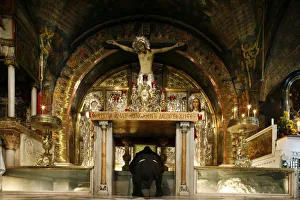 Golgotha chapel at the Church of the Holy Sepulchre Golgotha chapel at the Church of the Holy Sepulchre