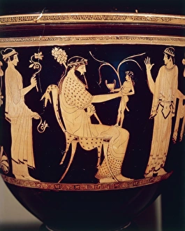Greek red-figure bell krater by Altamura Painter Greek red-figure bell krater by Altamura Painter