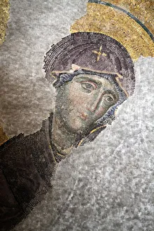 Hagia Sophia Deesis mosaic - Virgin Mary Hagia Sophia Deesis mosaic - Virgin Mary