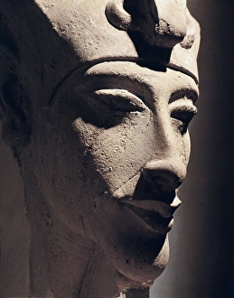 Head of Amenhotep IV from Karnak, New Kingdom, Dynasty XVIII Head of Amenhotep IV from Karnak, New Kingdom, Dynasty XVIII