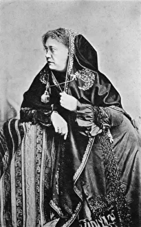 Helena Petrovna Blavatsky (born Hahn) 1831-1891. Russian-born American theosophist Helena Petrovna Blavatsky (born Hahn) 1831-1891. Russian-born American theosophist