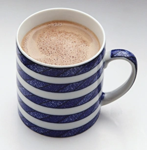 Hot chocolate in a mug