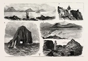 I. The Faraday Entering Ballinskelligs Bay 2. Lower Lighthouse On The Great Skellig 3. The Bull Rock Off Dursey Head I. The Faraday Entering Ballinskelligs Bay 2. Lower Lighthouse On The Great Skellig 3. The Bull Rock Off Dursey Head