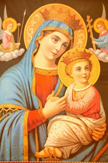 Icon in Saint Bishoy coptic monastery Icon in Saint Bishoy coptic monastery