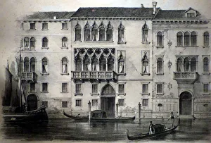 Illustration of the Palazzo Erizzo Illustration of the Palazzo Erizzo