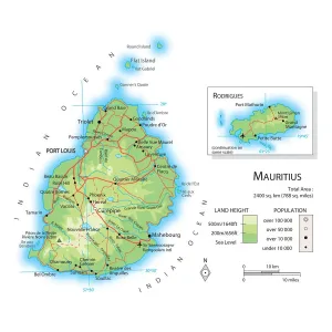 Mauritius Island Print
