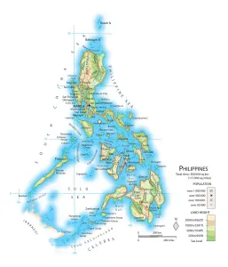 Philippines Map Print