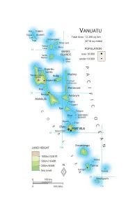 Vanuatu Map Print