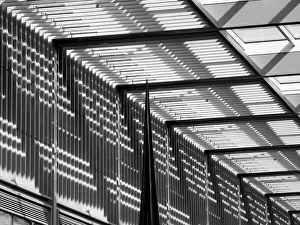 Interior with spike - the Westgate Centre, Oxford bw Interior with spike - the Westgate Centre, Oxford bw