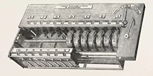 Israel Abraham Staffels Calculating Machine Israel Abraham Staffels Calculating Machine