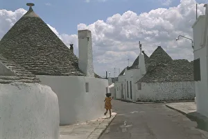 Italy - Apulia Region. Le Murge, Trulli houses Italy - Apulia Region. Le Murge, Trulli houses