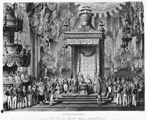 Italy, Enthronement of His Imperial Majesty Ferdinand I (1793-1875) of Austria as King of Lombardy-Venetia by Italy, Enthronement of His Imperial Majesty Ferdinand I (1793-1875) of Austria as King of Lombardy-Venetia by