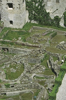 Italy, Sicily Region, Province of Messina, Lipari Island, Ruins of Neolithic village