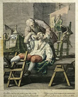 Itinerant tooth-drawer, illustration Itinerant tooth-drawer, illustration