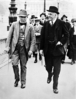 J Balfour and L. George in London J Balfour and L. George in London