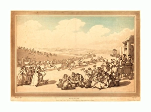 John Bluck After Thomas Rowlandson (british, Active 1791 - 1819 ), Running, Published 1804 John Bluck After Thomas Rowlandson (british, Active 1791 - 1819 ), Running, Published 1804