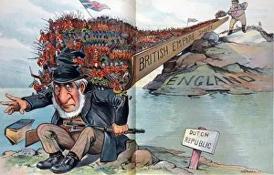 Too Much for Him with John Bull, cartoon, 1900 Too Much for Him with John Bull, cartoon, 1900