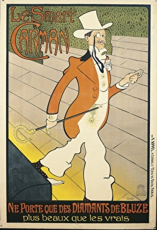 Le Smart Carman. Ne porte que des diamants de Bluze, by Auguste Roubille (1872-1955), print Le Smart Carman. Ne porte que des diamants de Bluze, by Auguste Roubille (1872-1955), print
