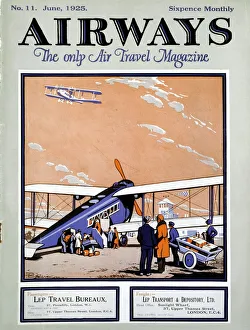 Loading a biplane with passengers and luggage at Croydon Aerodrome, London Loading a biplane with passengers and luggage at Croydon Aerodrome, London