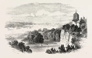 The London, Tilbury, and Southend Railway. the Purfleet Station, Uk, 1856 The London, Tilbury, and Southend Railway. the Purfleet Station, Uk, 1856