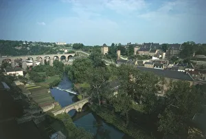 Luxembourg, Aerial view of Luxembourg City Luxembourg, Aerial view of Luxembourg City
