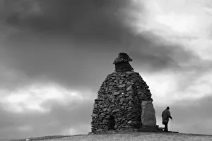 Man and troll in Snaefellness, Iceland Man and troll in Snaefellness, Iceland