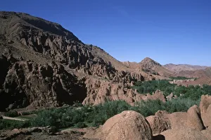 Morocco, Atlas Mountains, High Atlas Range, Dades Valley, Rocky landscape Morocco, Atlas Mountains, High Atlas Range, Dades Valley, Rocky landscape