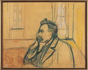 Norway, Oslo, Portrait of Friedrich Nietzsche Norway, Oslo, Portrait of Friedrich Nietzsche