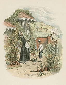 Orphaned David Copperfield introduces himself to his aunt Betsy Trotwood. From Charles Orphaned David Copperfield introduces himself to his aunt Betsy Trotwood. From Charles