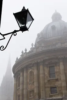 Oxford in the mists - Radcliffe Square Oxford in the mists - Radcliffe Square