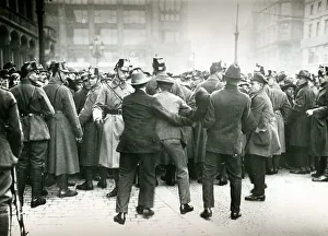 Police confronting demonstrators, Berlin, 1923 Police confronting demonstrators, Berlin, 1923