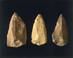 Polished flint scrapers, from Marche region Polished flint scrapers, from Marche region